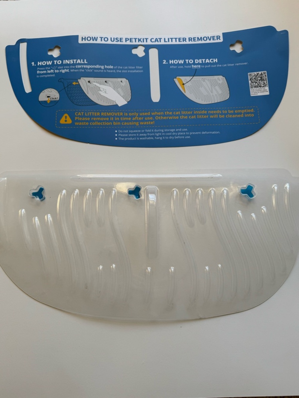 Petkit Cat Litter Remover Emptying Baffle